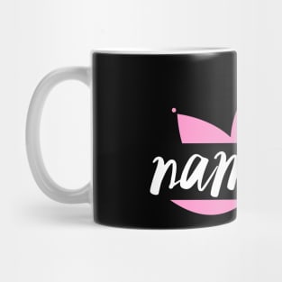 Namaste on pink yoga lotus Yoga design Mug